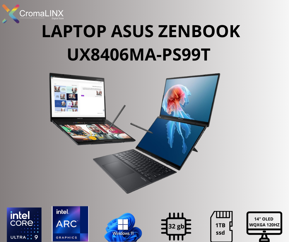 LAPTOP ASUS ZENBOOK UX8406MA-PS99T