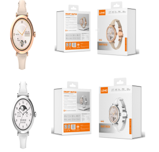 SMARTWATCH LDNIO SW02 DAMA PLATA/DORADO